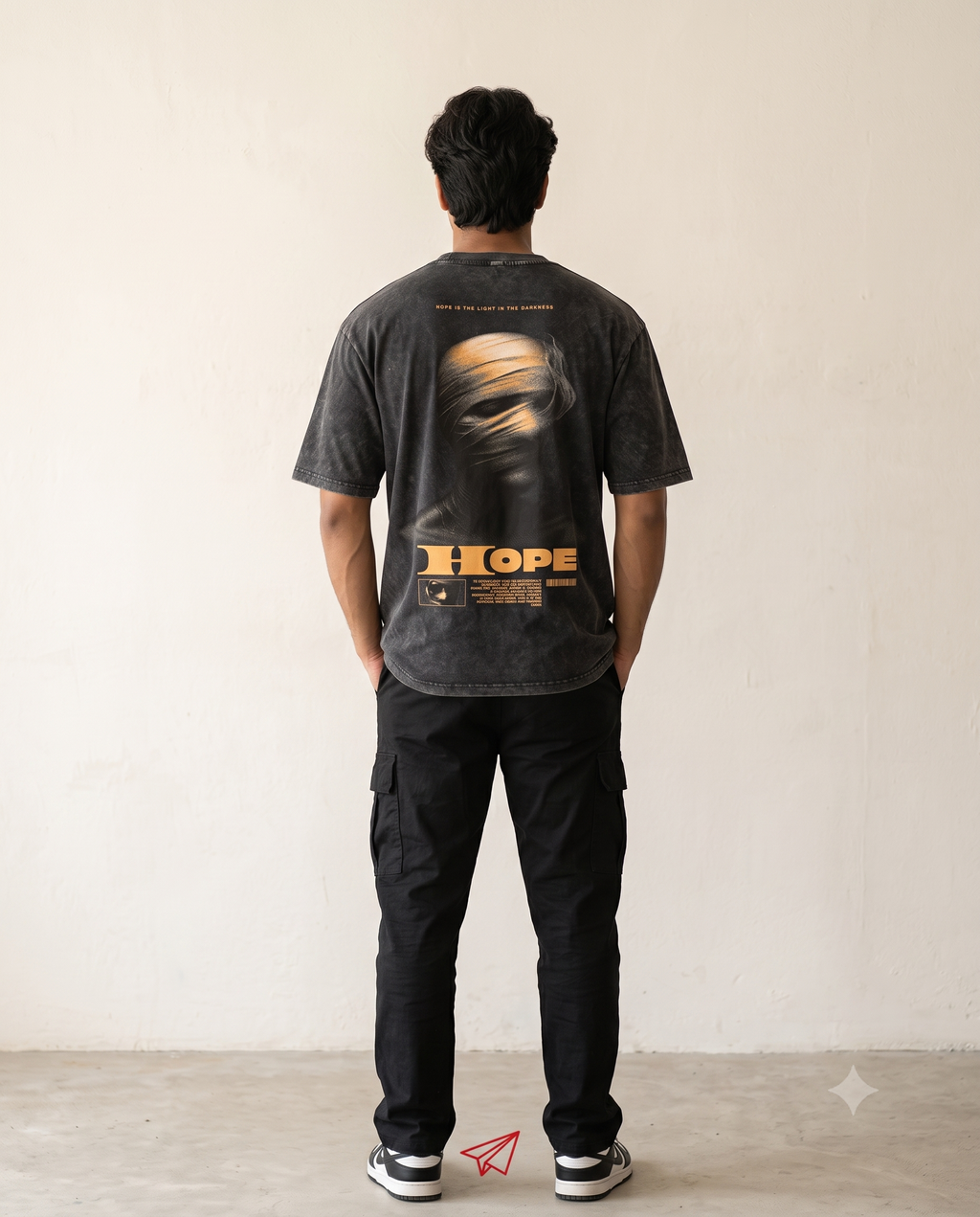 HOPE: ROLLIN' PAPER(ACID WASHED TEE)
