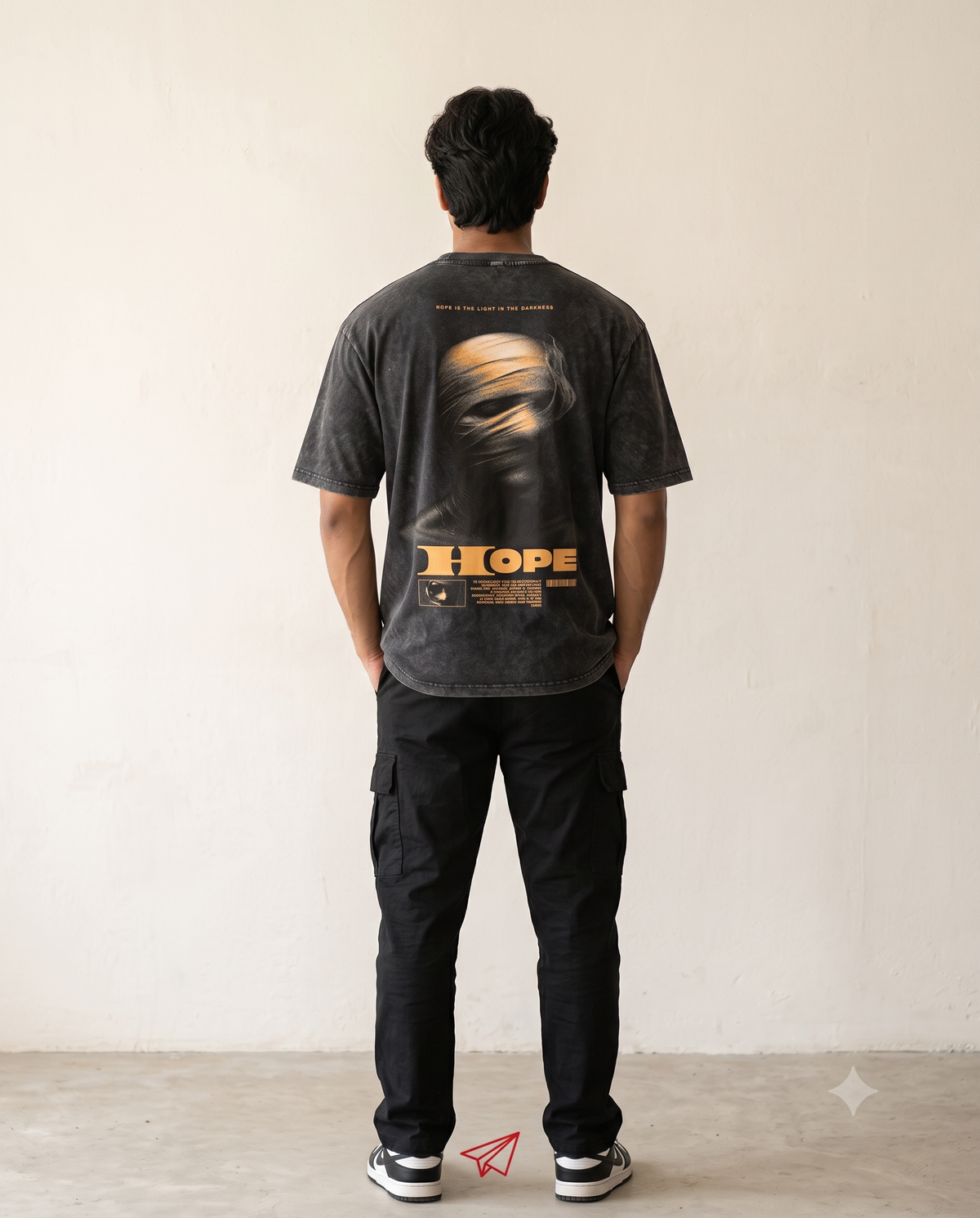 HOPE: ROLLIN' PAPER(ACID WASHED TEE)